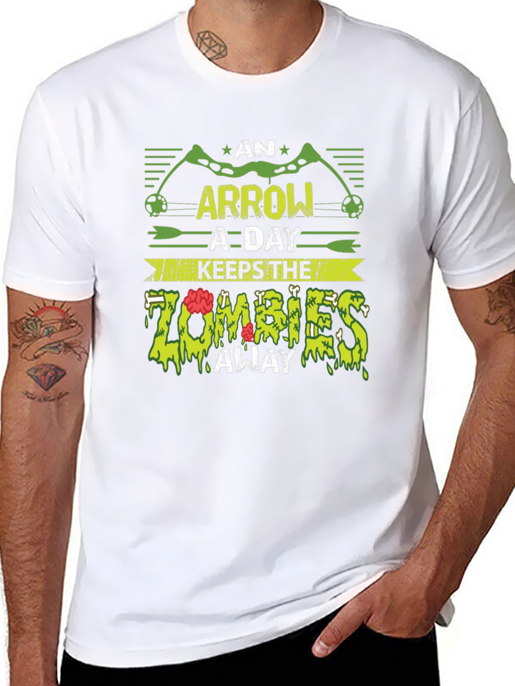 An Arrow A Day Keeps The Zombies Away T-Shirt