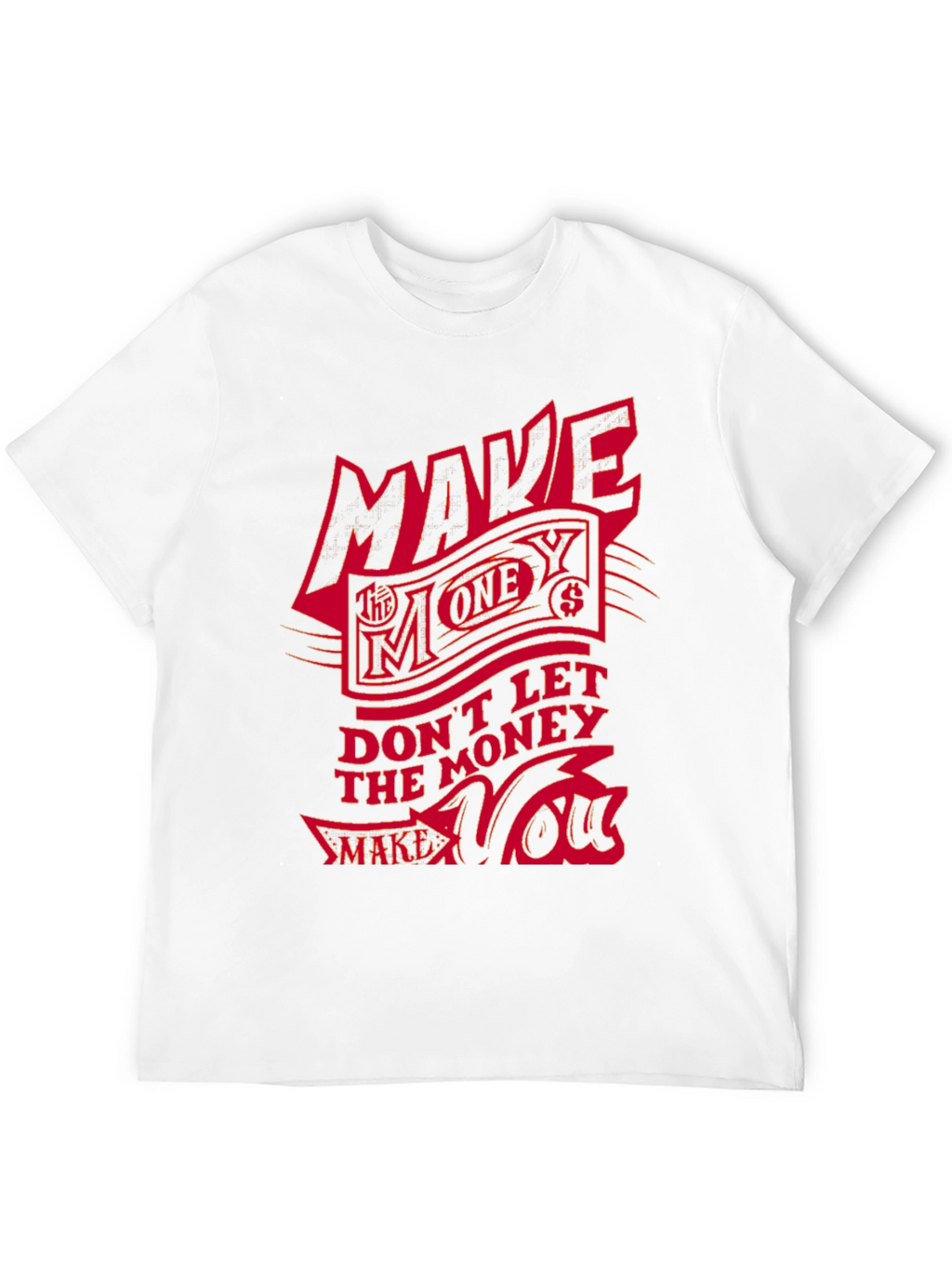 Make Money Graphic Print Tee - Black