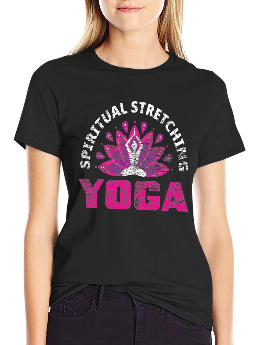 Spiritual Stretching Yoga Graphic Tee