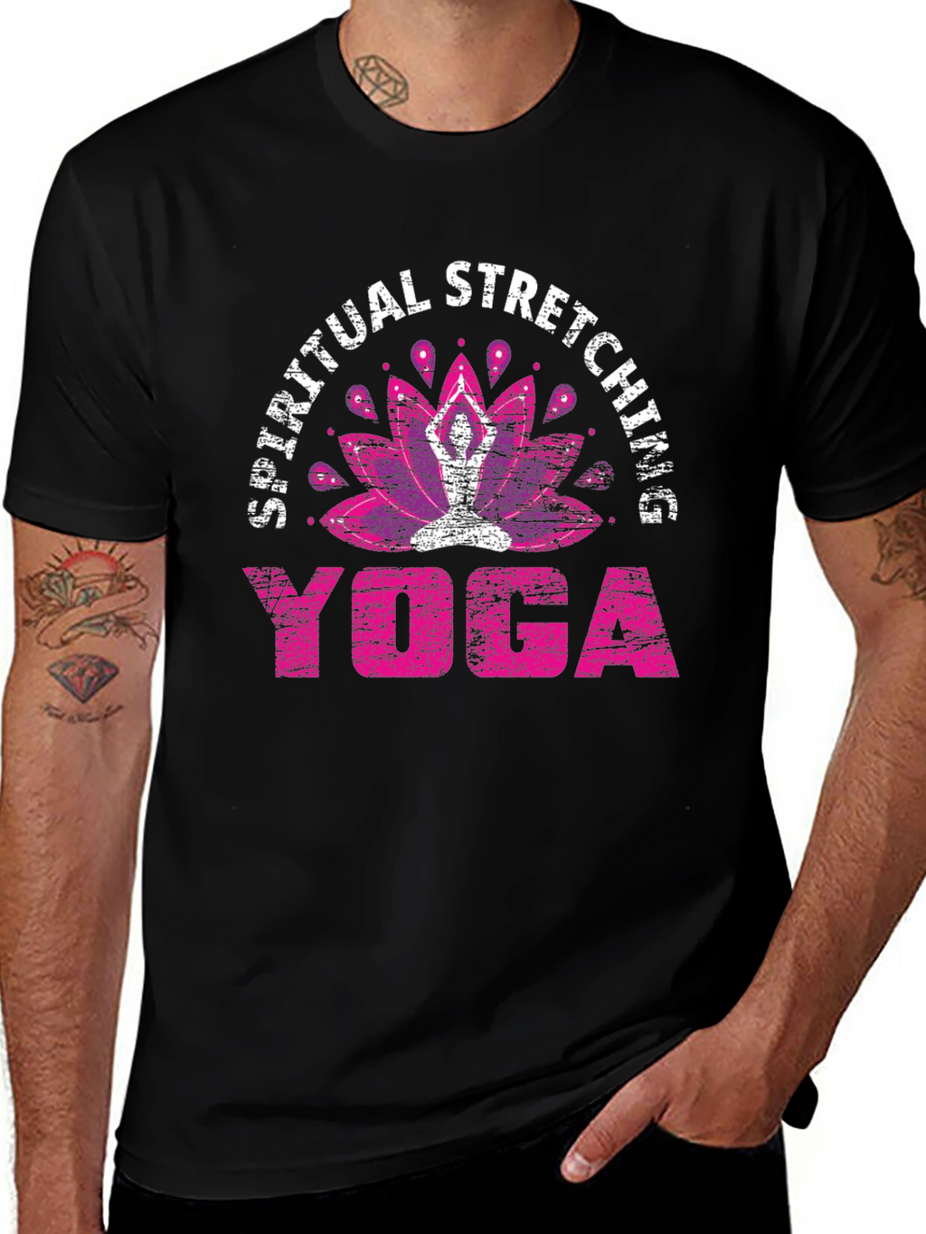 Spiritual Stretching Yoga Graphic Tee