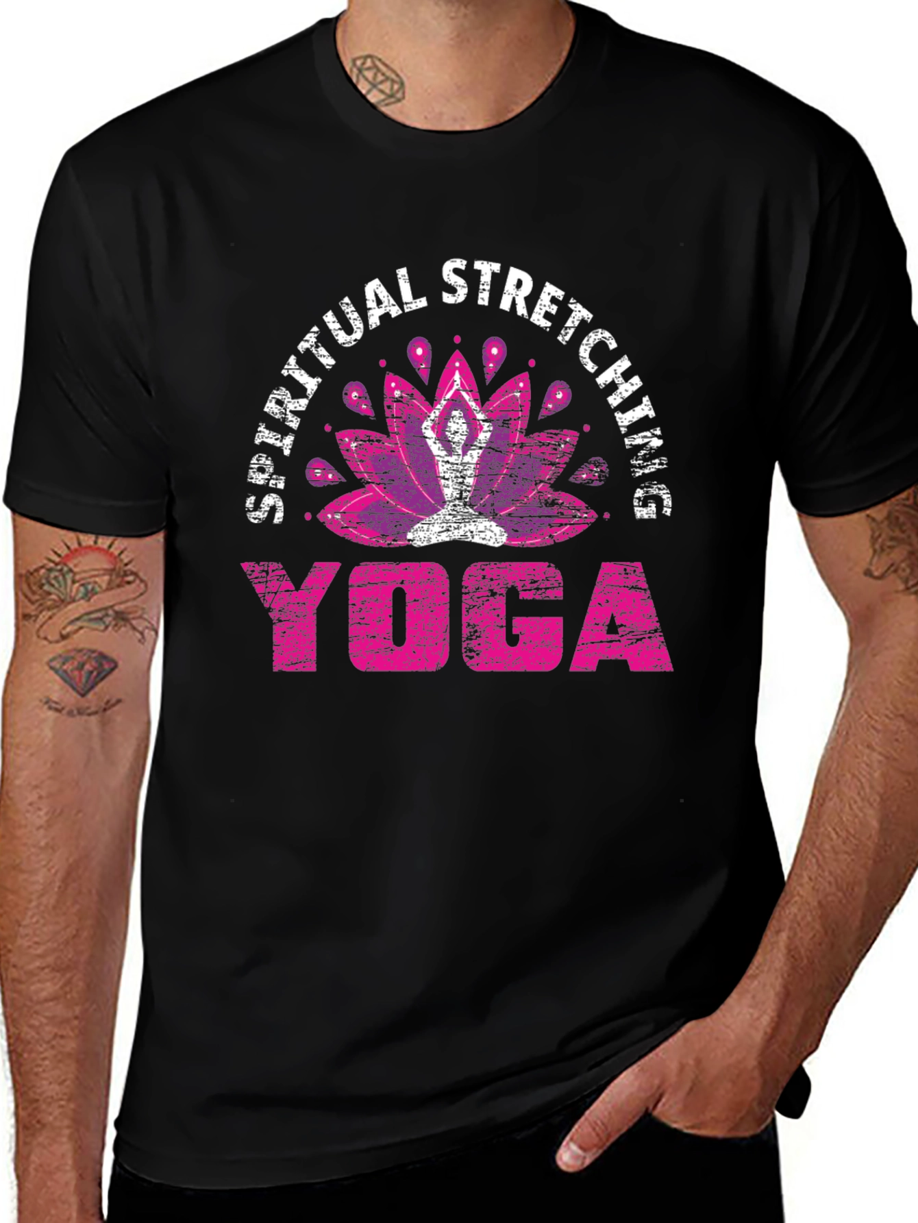 Spiritual Stretching Yoga Graphic Tee