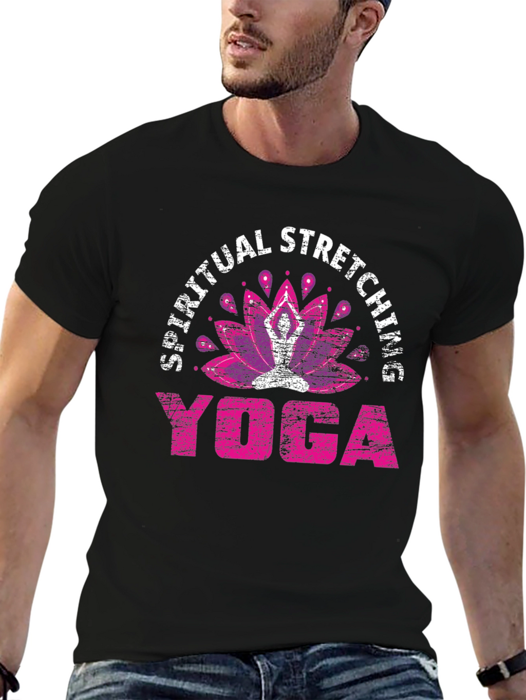 Spiritual Stretching Yoga Graphic Tee
