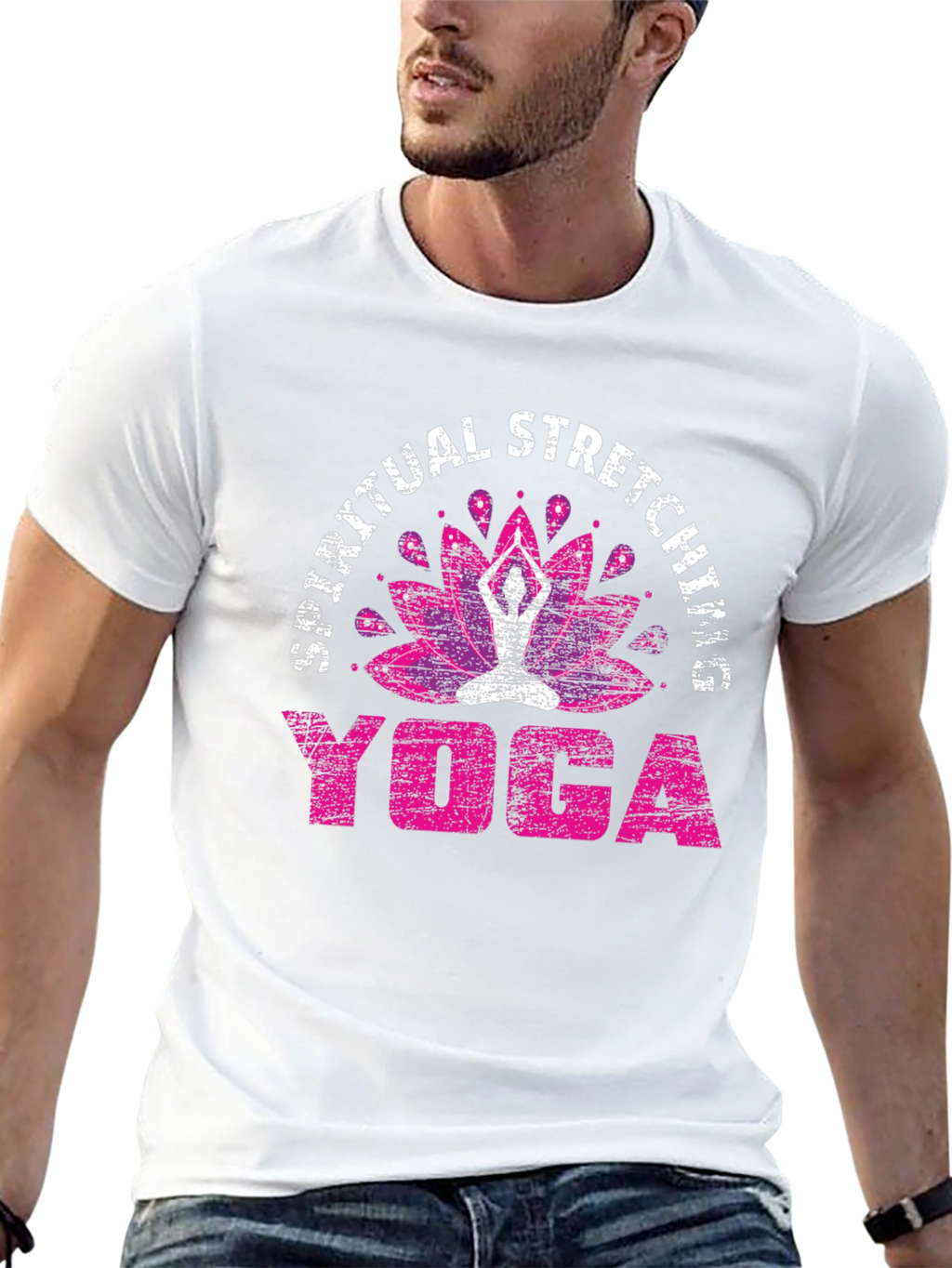 Spiritual Stretching Yoga Graphic Tee