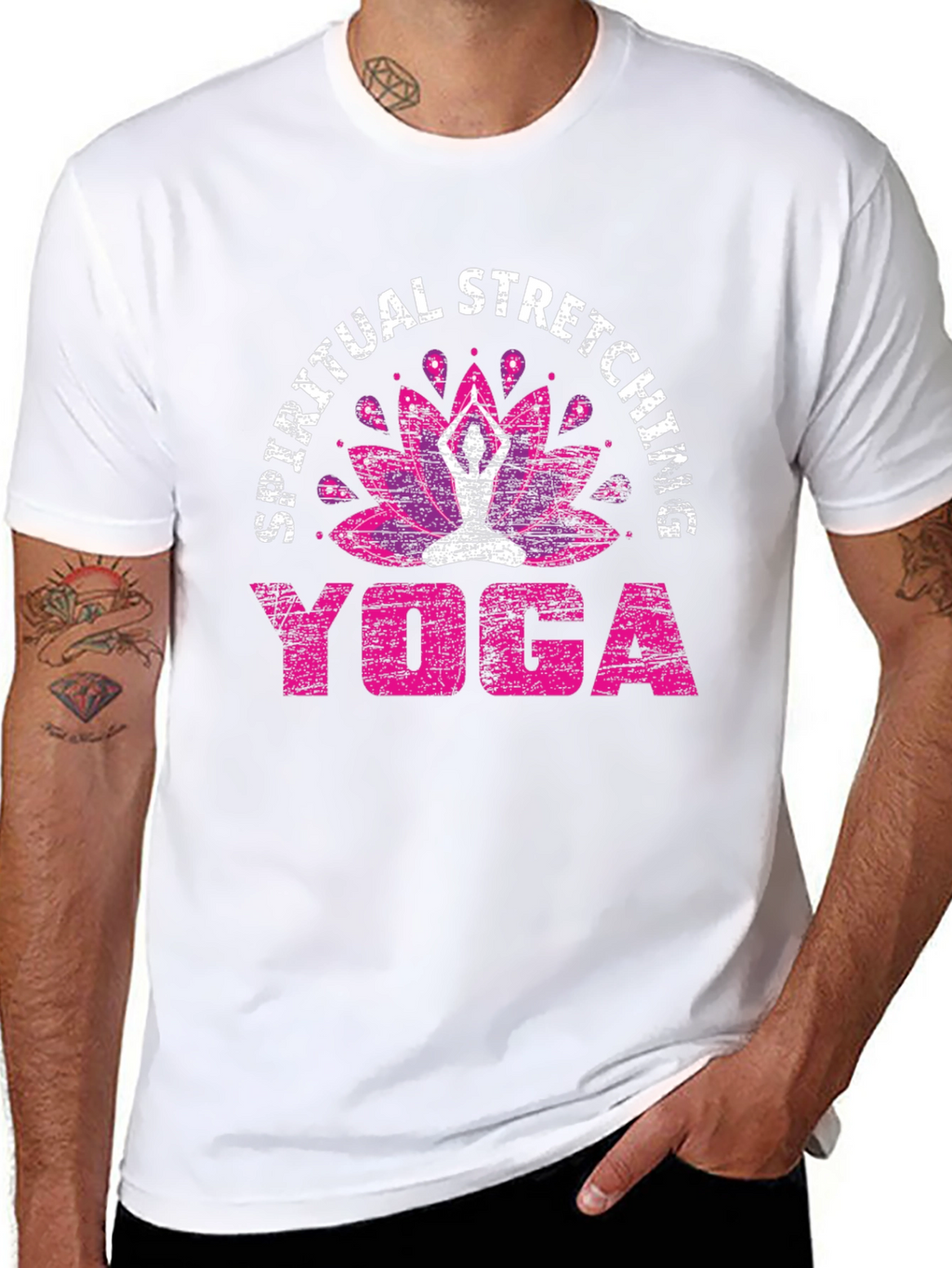 Spiritual Stretching Yoga Graphic Tee