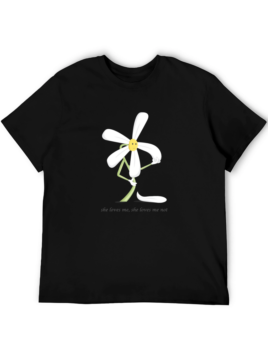 Whimsical Daisy Graphic T-Shirt