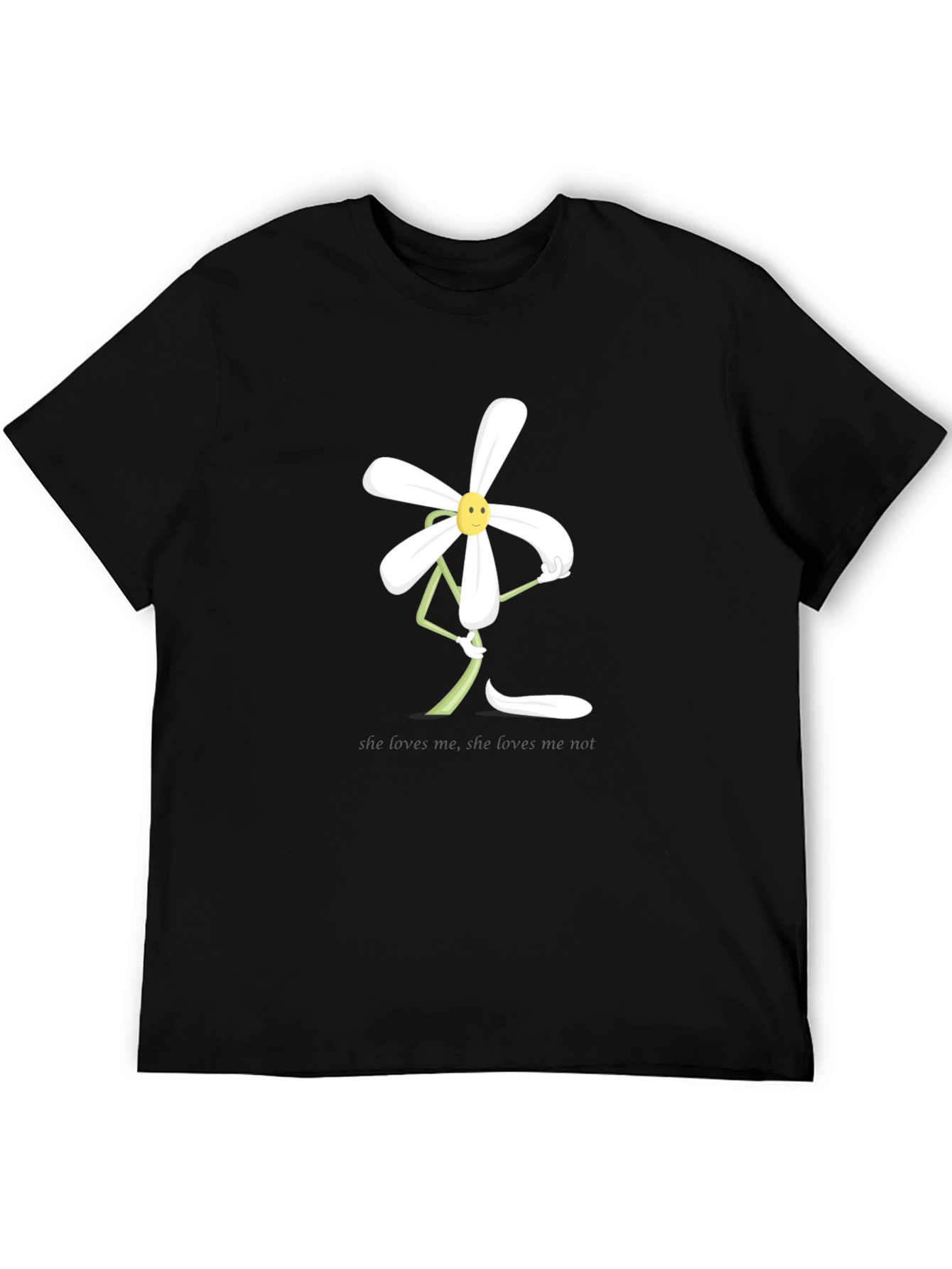 Whimsical Daisy Graphic T-Shirt