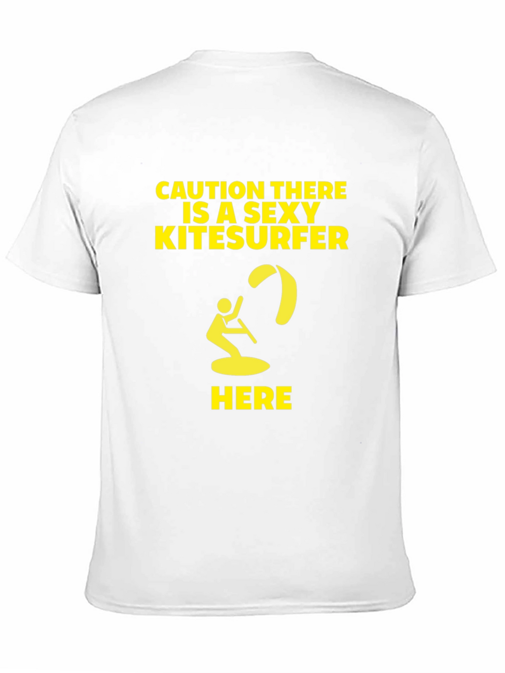 Caution Sexy Kitesurfer T-Shirt - Black