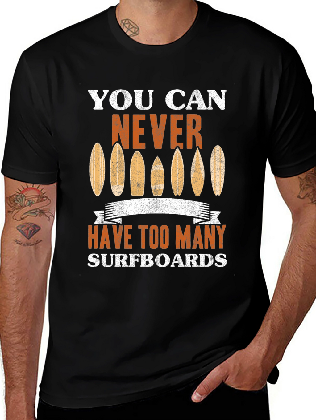 You Can Never Have Too Many Surfboards Graphic Tee