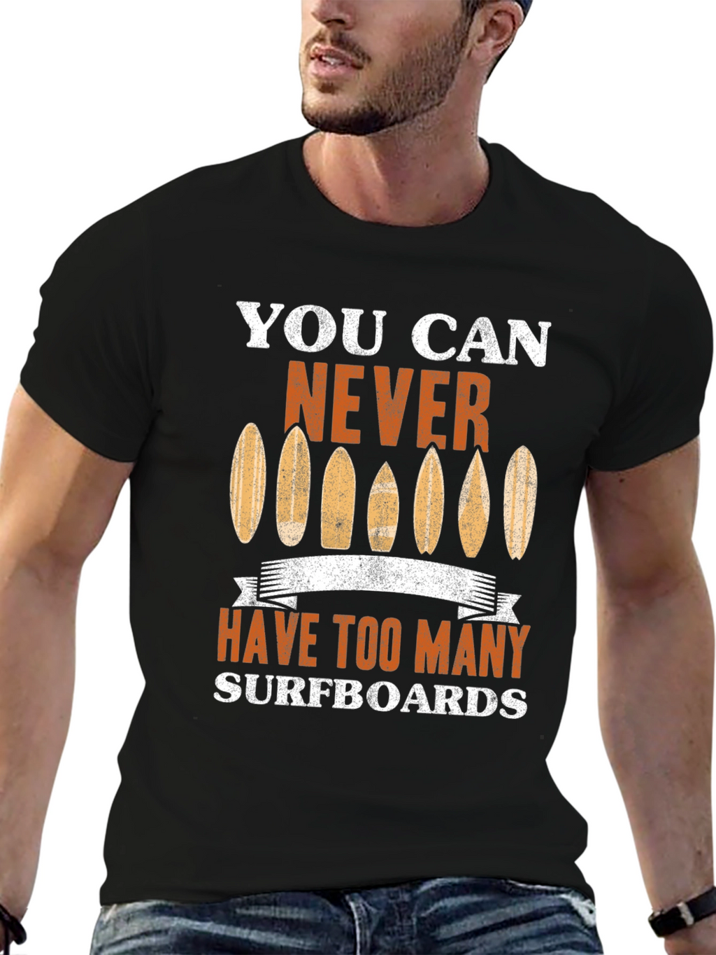 You Can Never Have Too Many Surfboards Graphic Tee