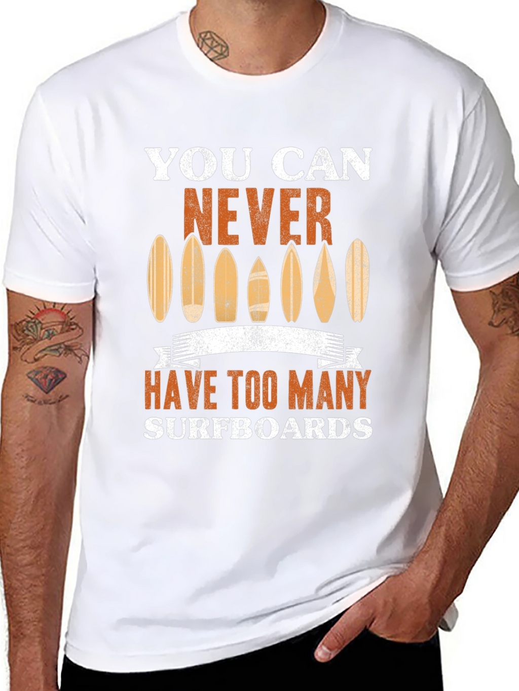 You Can Never Have Too Many Surfboards Graphic Tee
