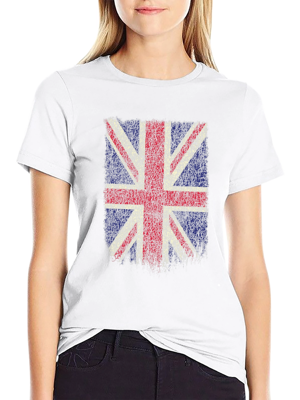 Union Jack T-Shirt - Distressed UK Flag Design