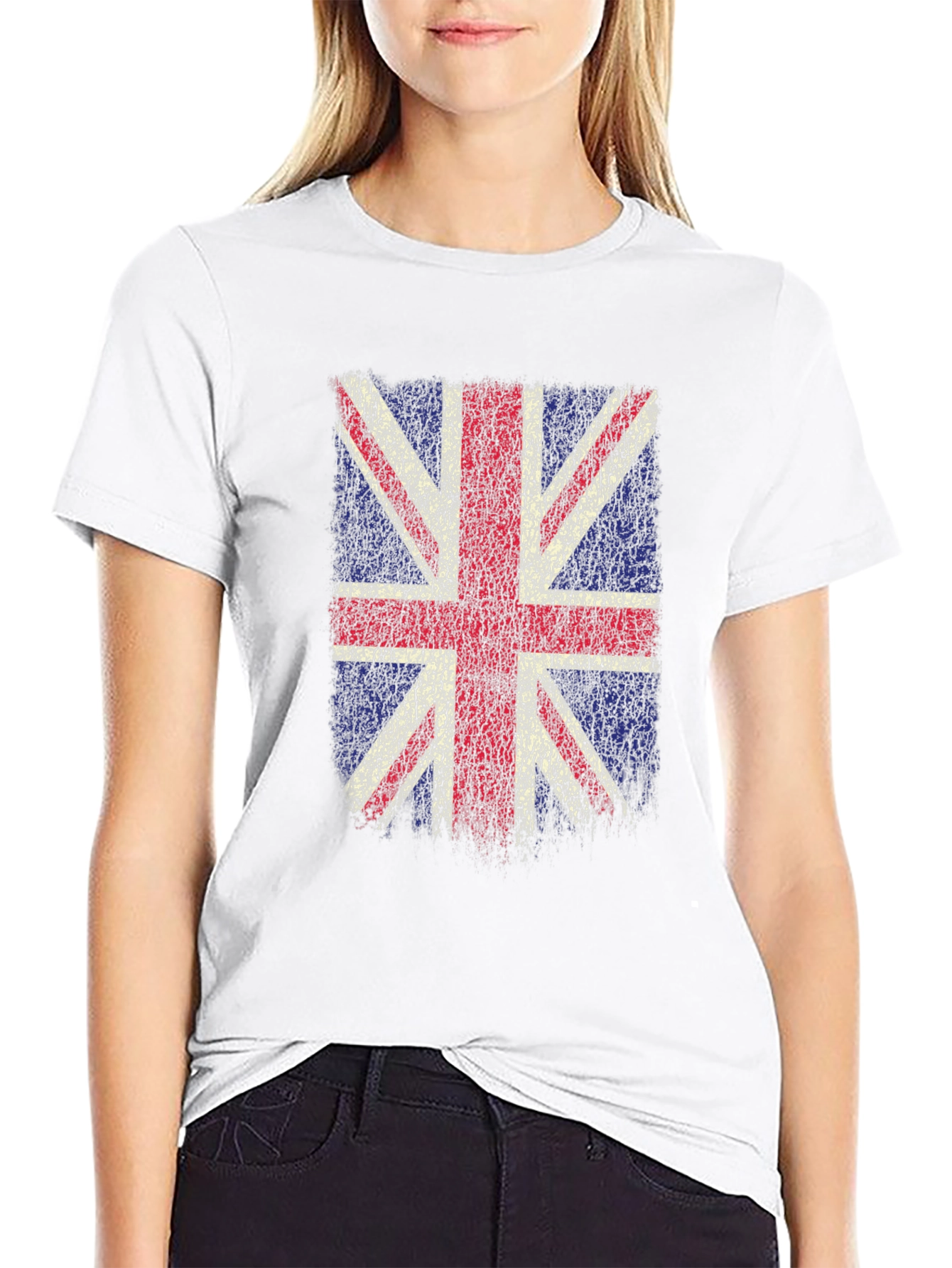 Union Jack T-Shirt - Distressed UK Flag Design