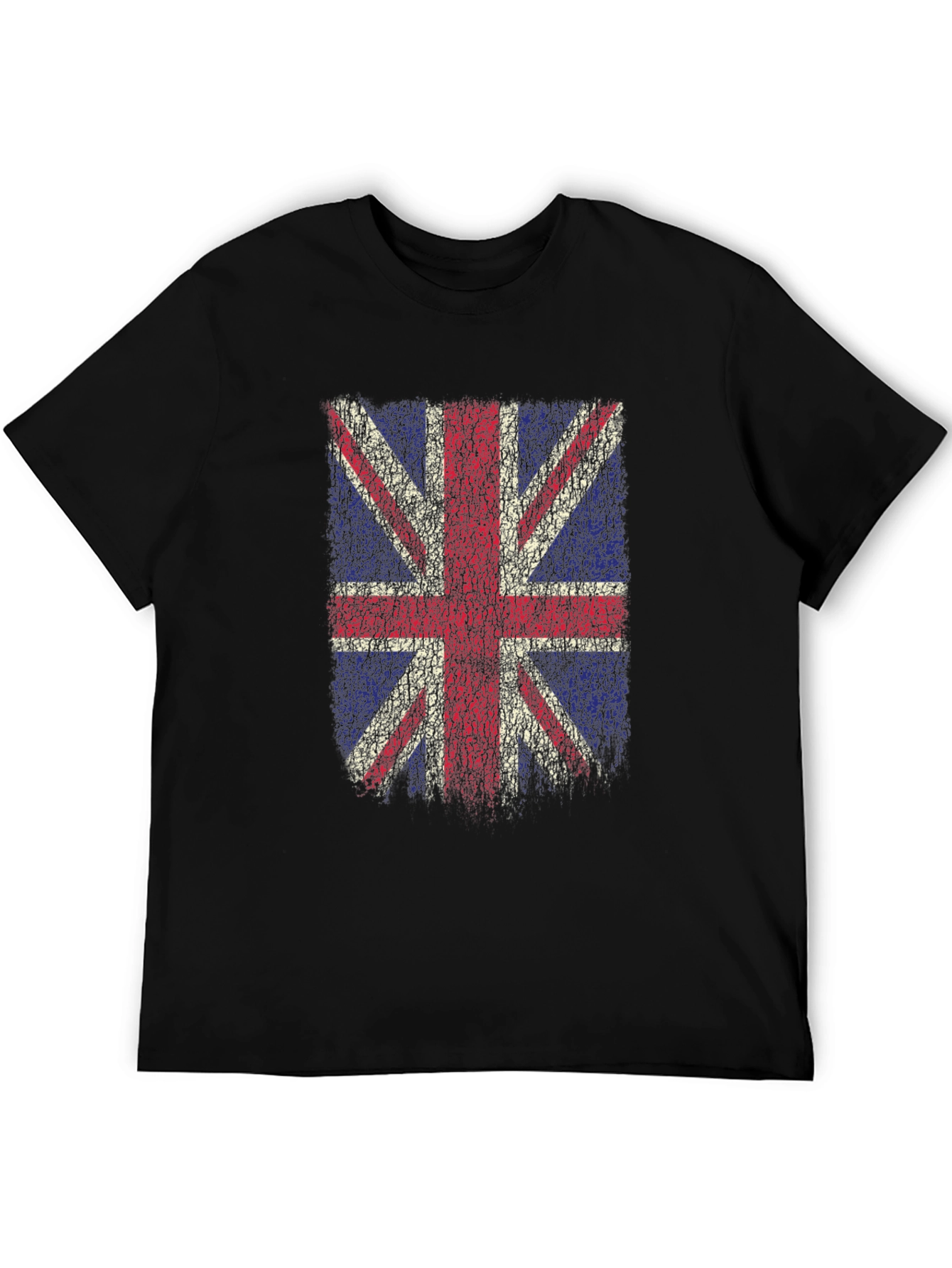 Union Jack T-Shirt - Distressed UK Flag Design