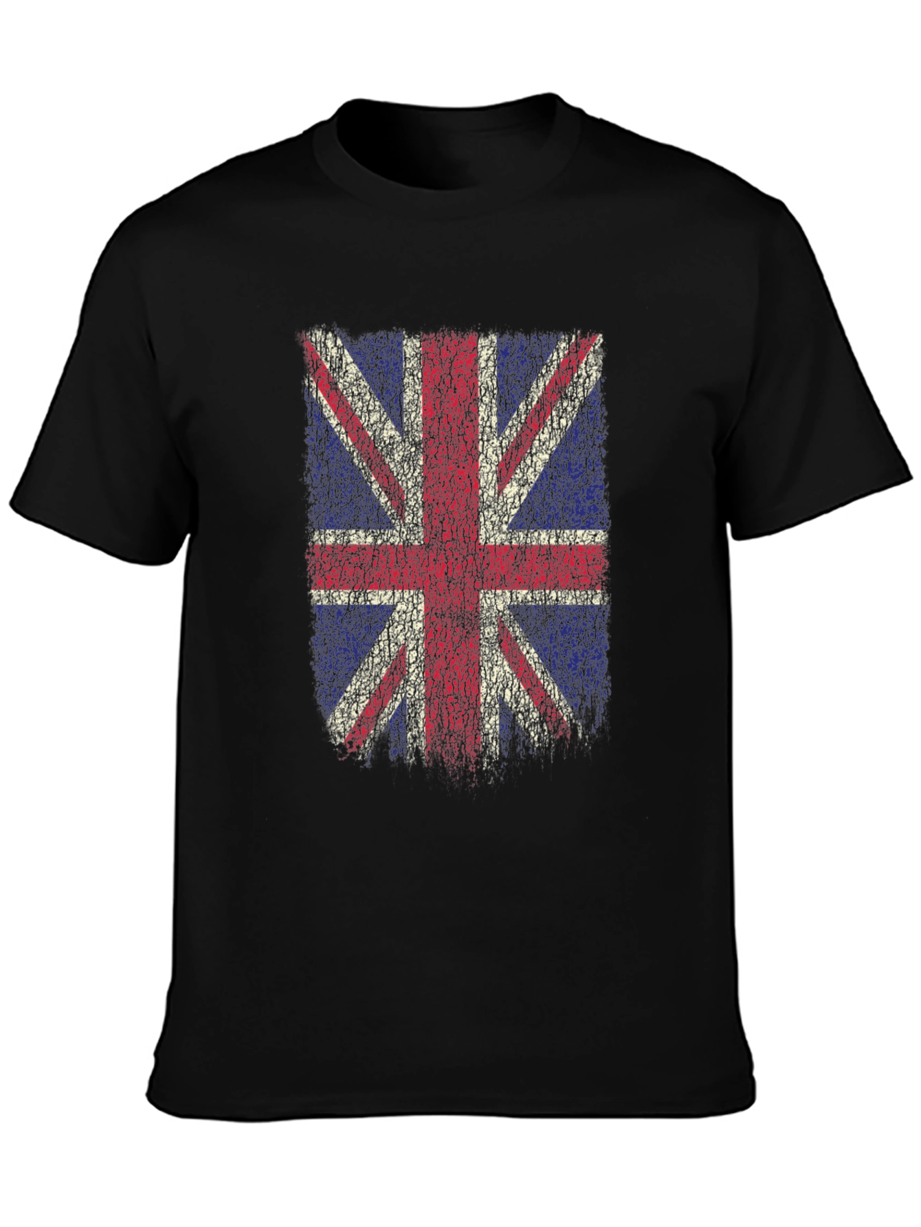 Union Jack T-Shirt - Distressed UK Flag Design