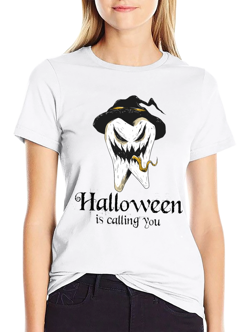 Halloween Tooth Tee: Calling You!