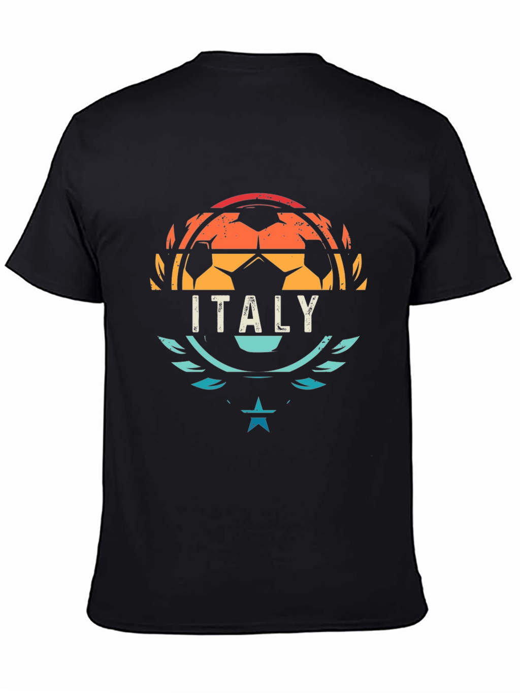 Italy Soccer T-Shirt - Retro Style Football Tee