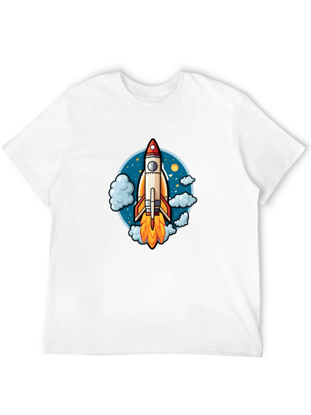 Rocket Launch Graphic Tee - Black