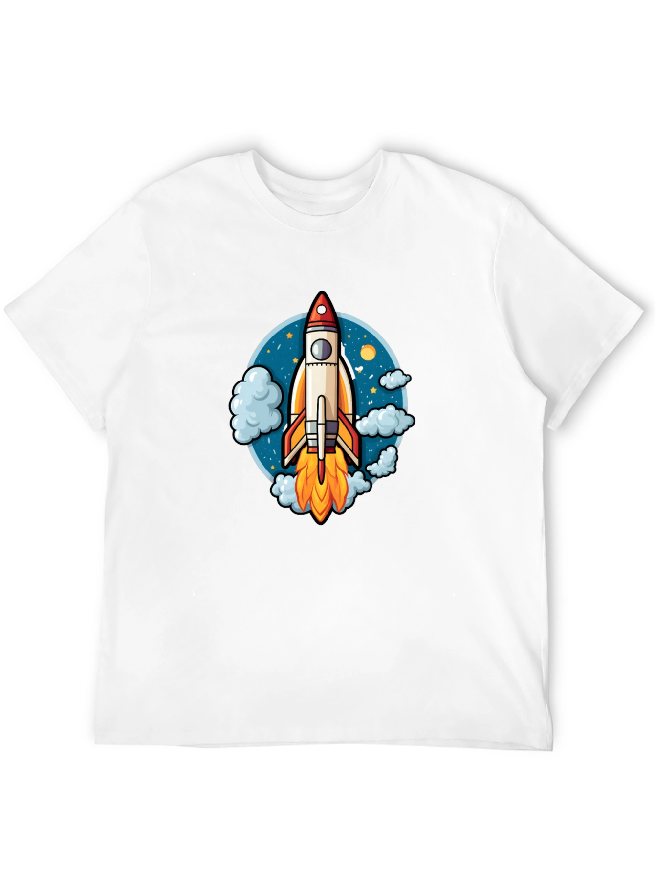 Rocket Launch Graphic Tee - Black