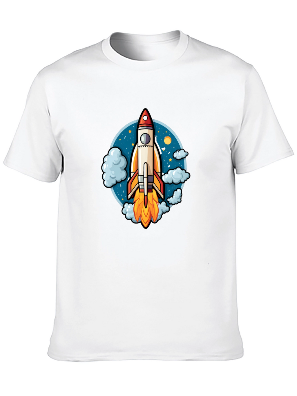 Rocket Launch Graphic Tee - Black