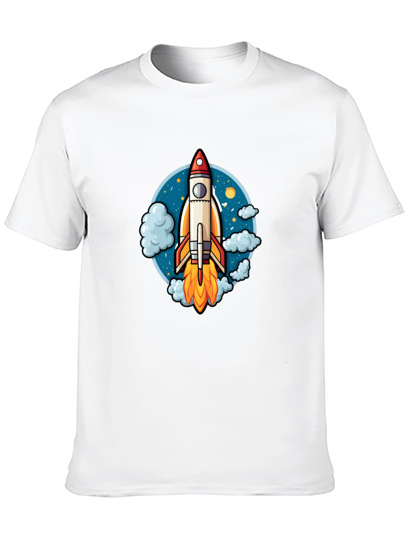 Rocket Launch Graphic Tee - Black