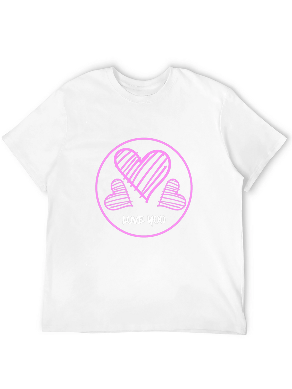Love You Graphic Black Tee