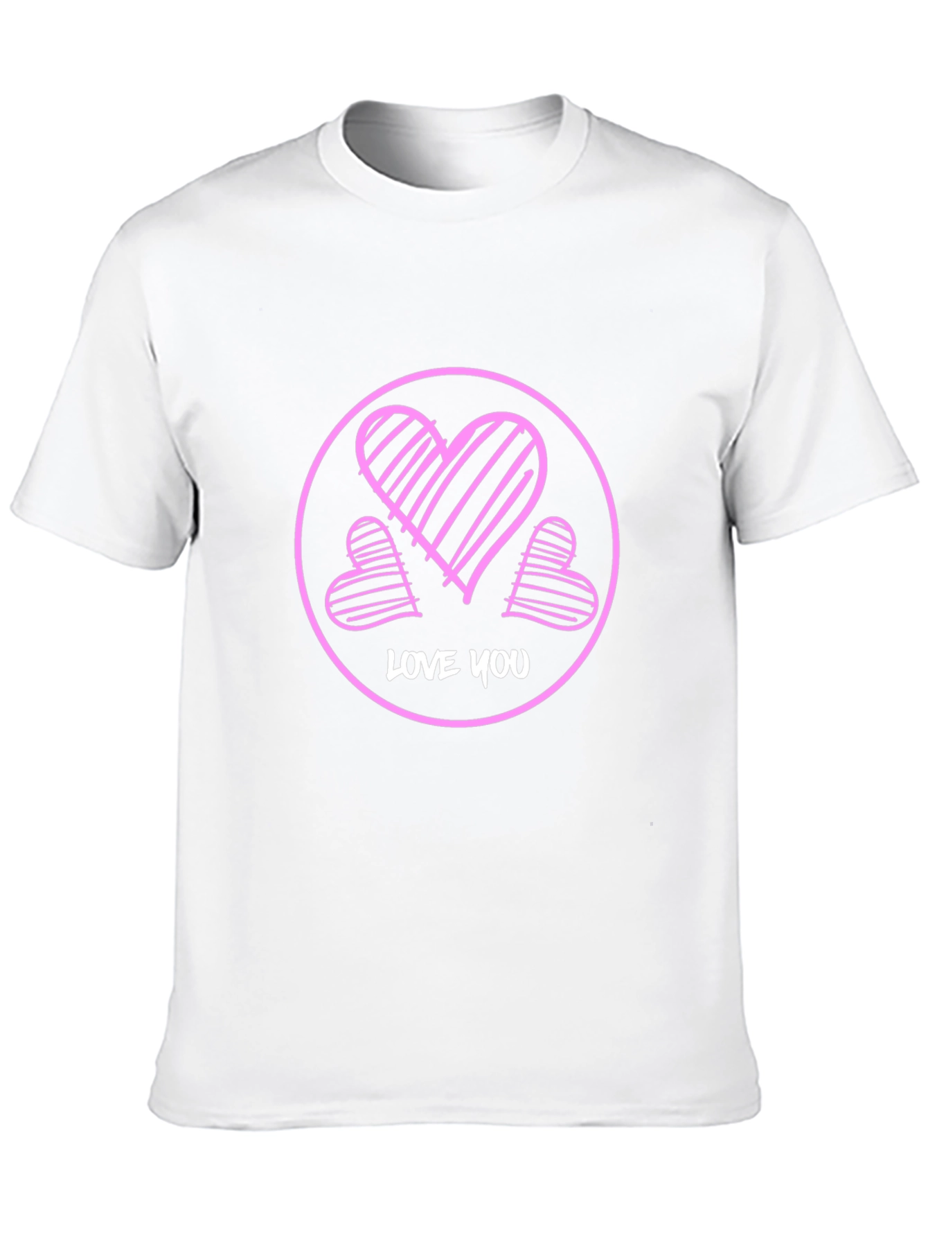 Love You Graphic Black Tee