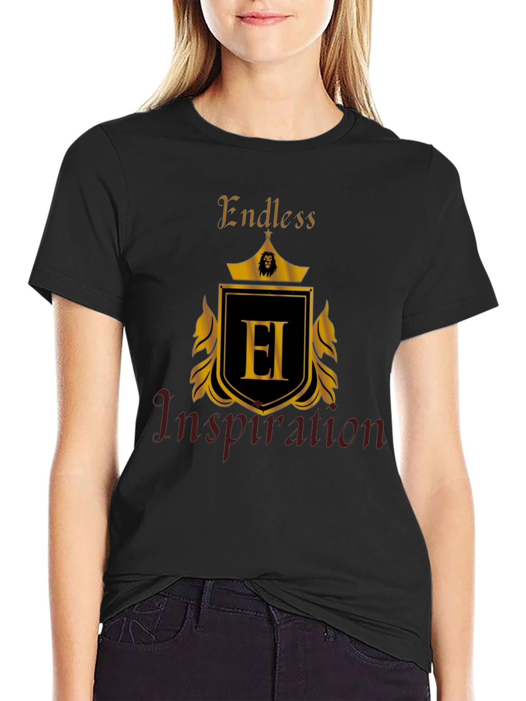 Endless Inspiration Black Graphic Tee