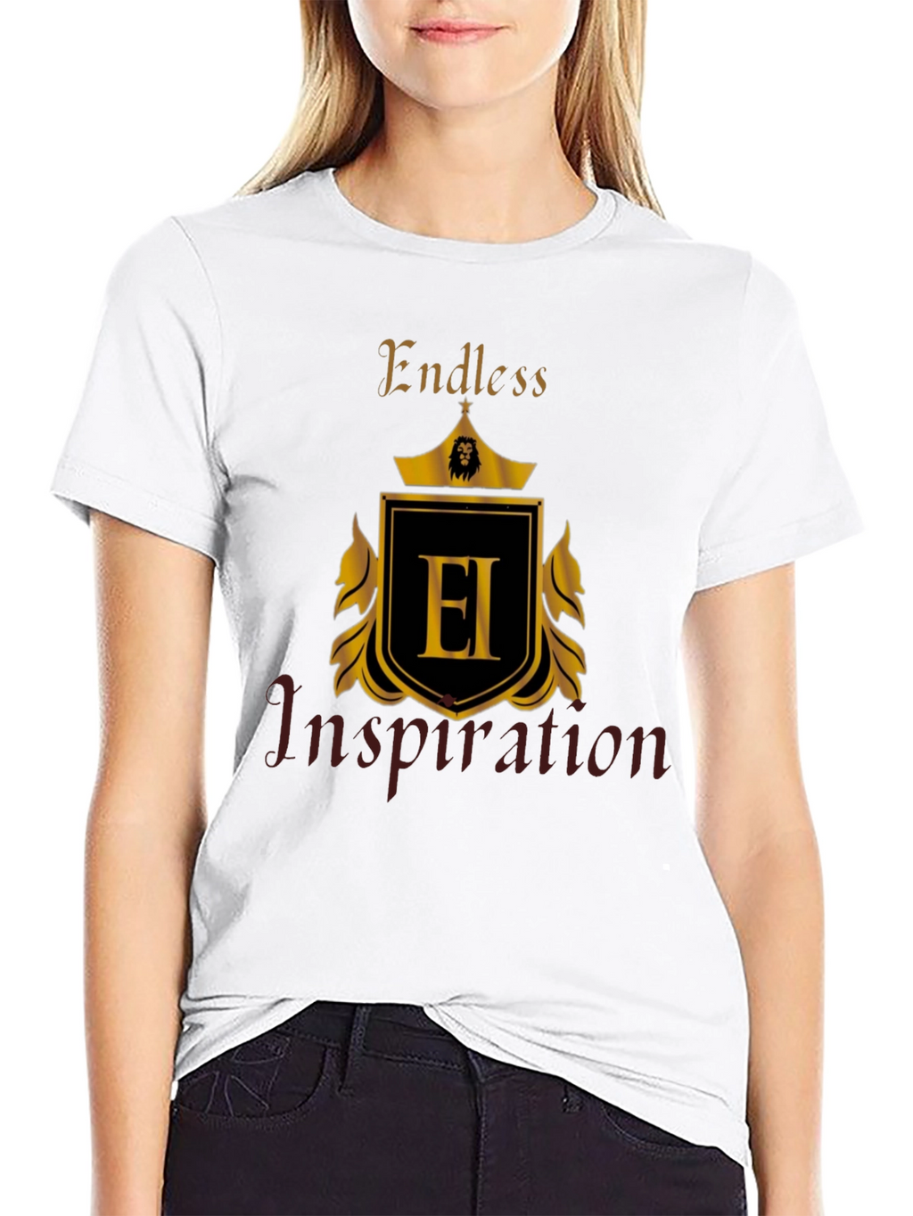 Endless Inspiration Black Graphic Tee