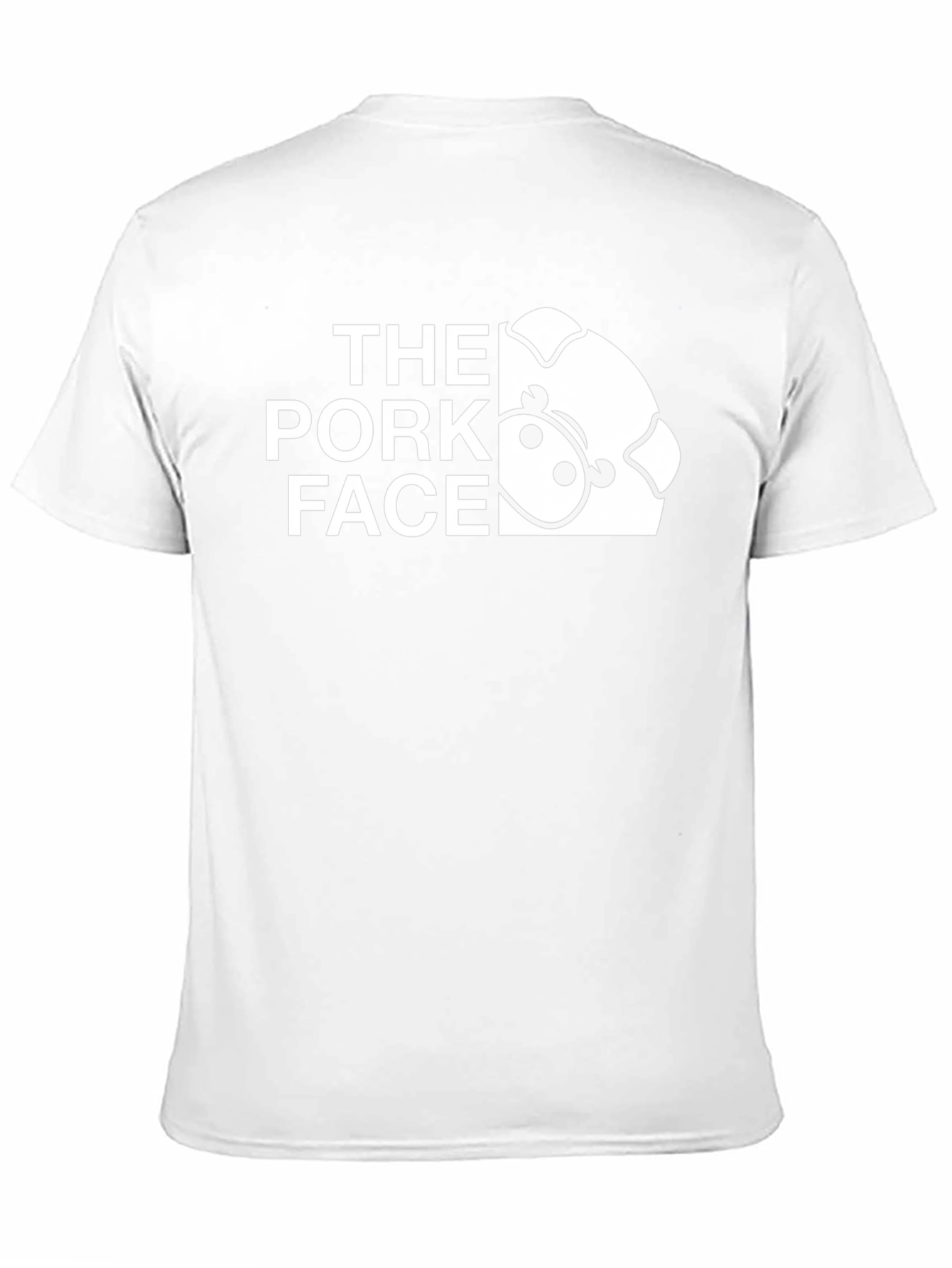 The Pork Face Graphic Tee - Cool Pig Design