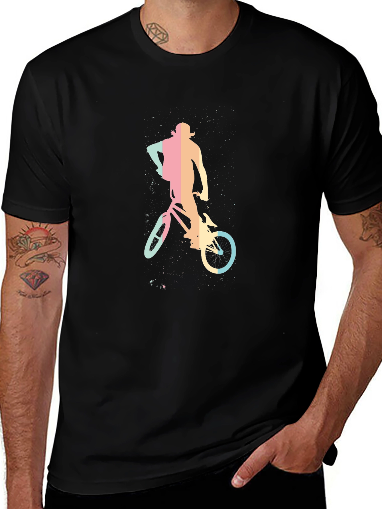 Retro Biker Graphic Tee - Cool Casual Style