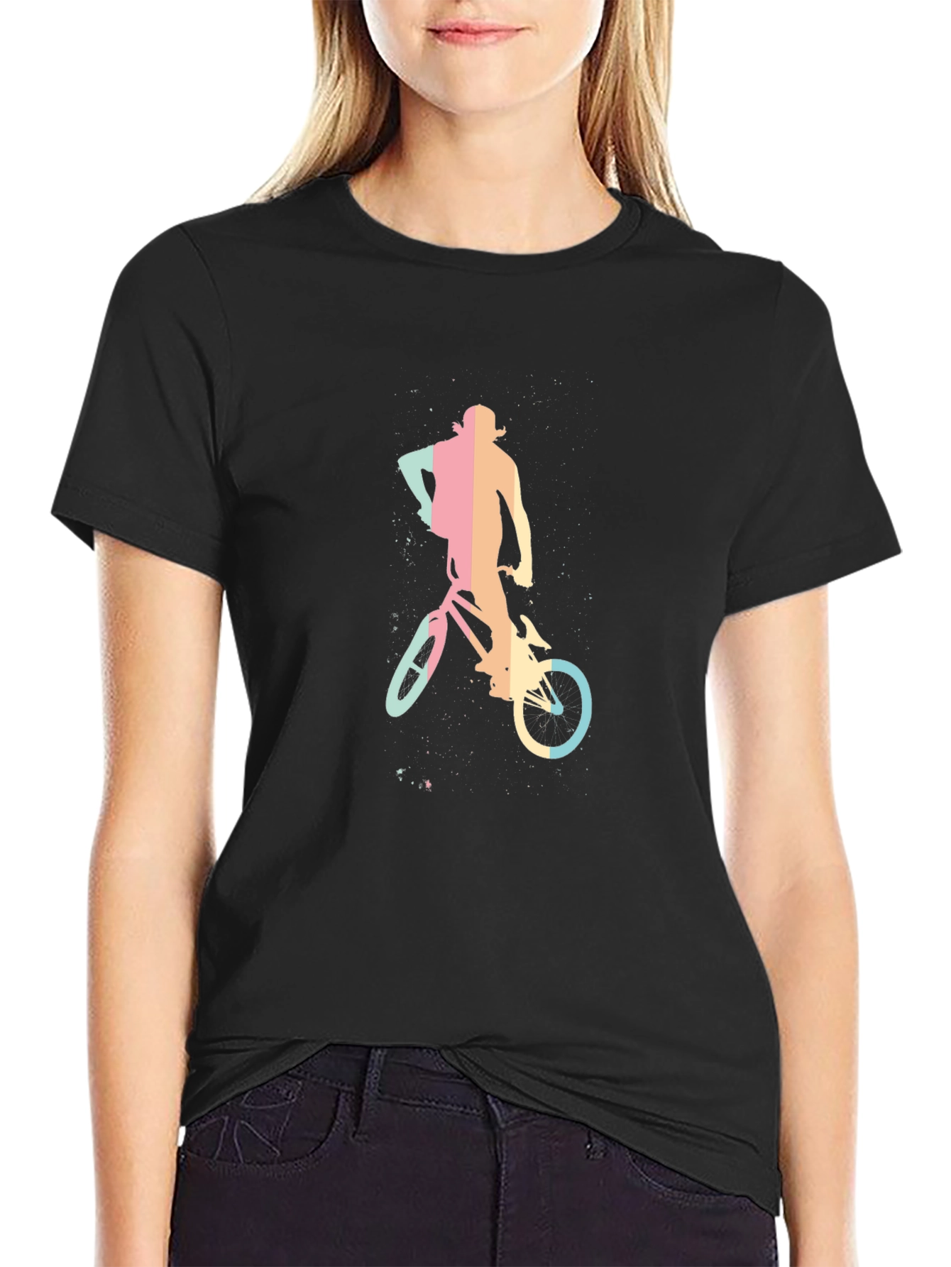 Retro Biker Graphic Tee - Cool Casual Style