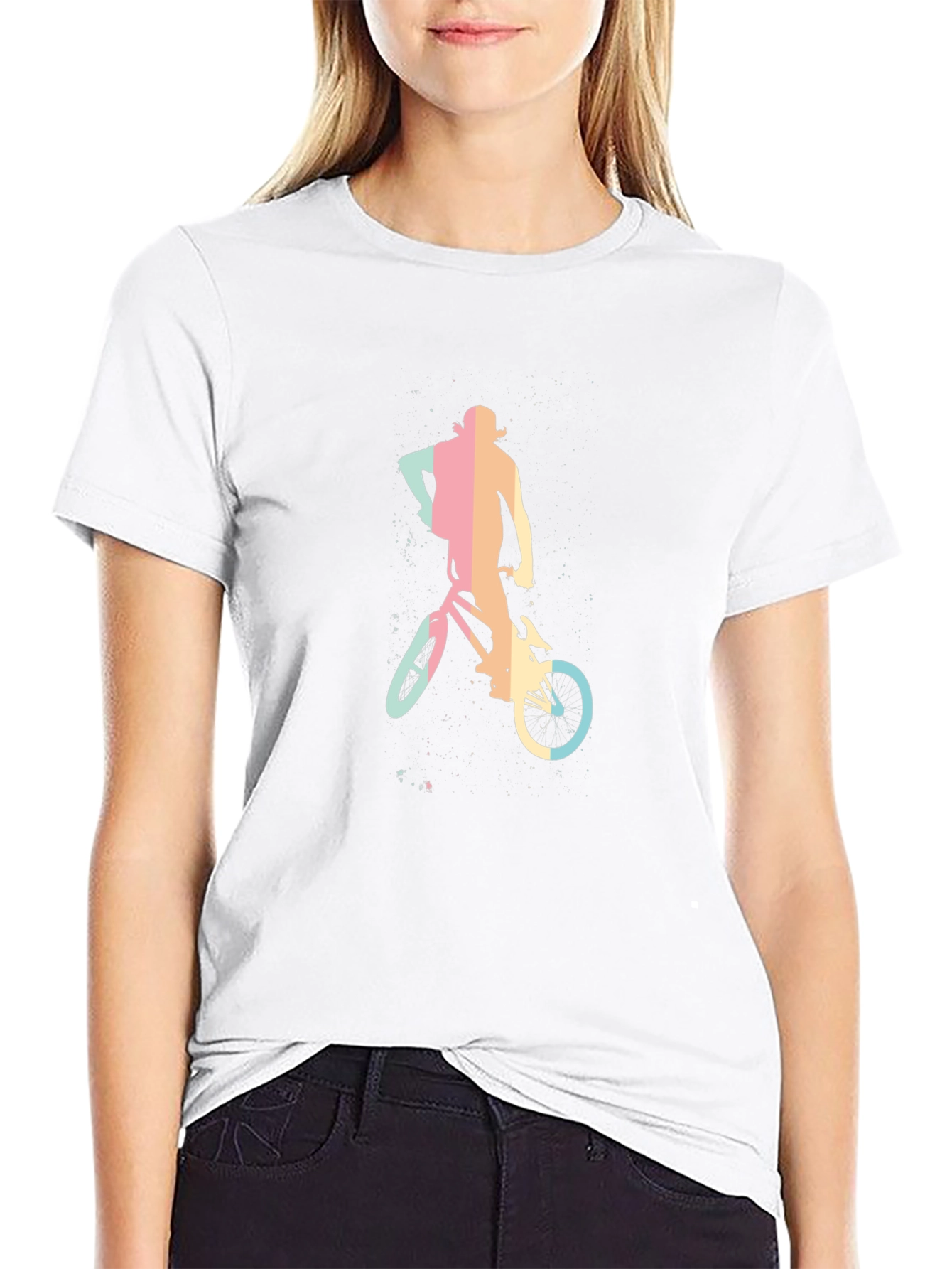 Retro Biker Graphic Tee - Cool Casual Style