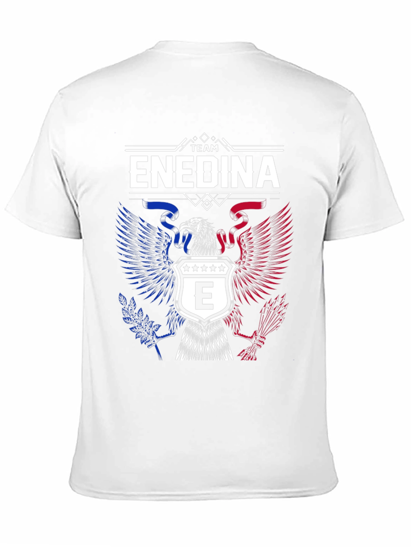 Team Enedina Graphic T-Shirt - Patriotic Eagle Design