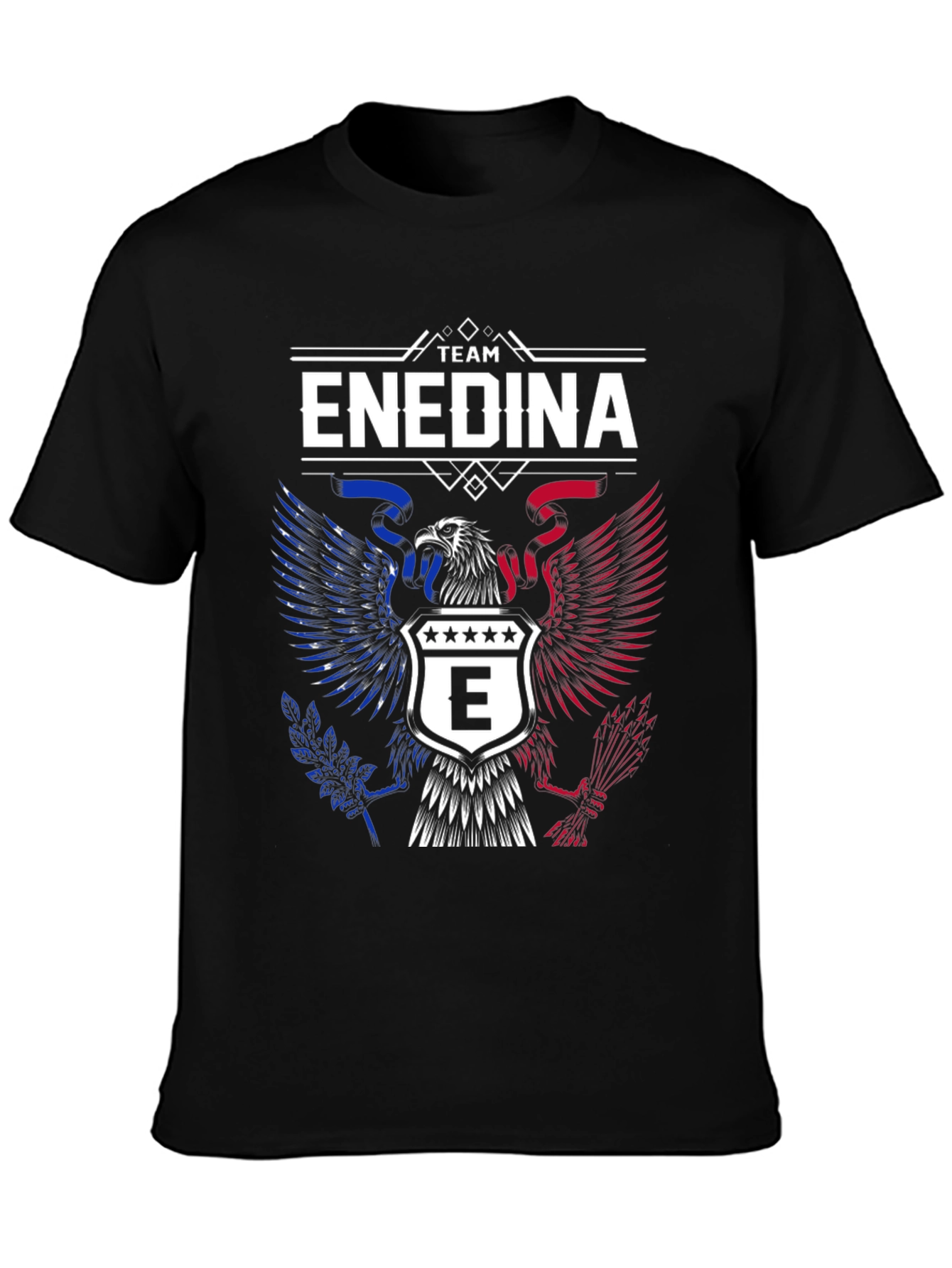 Team Enedina Graphic T-Shirt - Patriotic Eagle Design