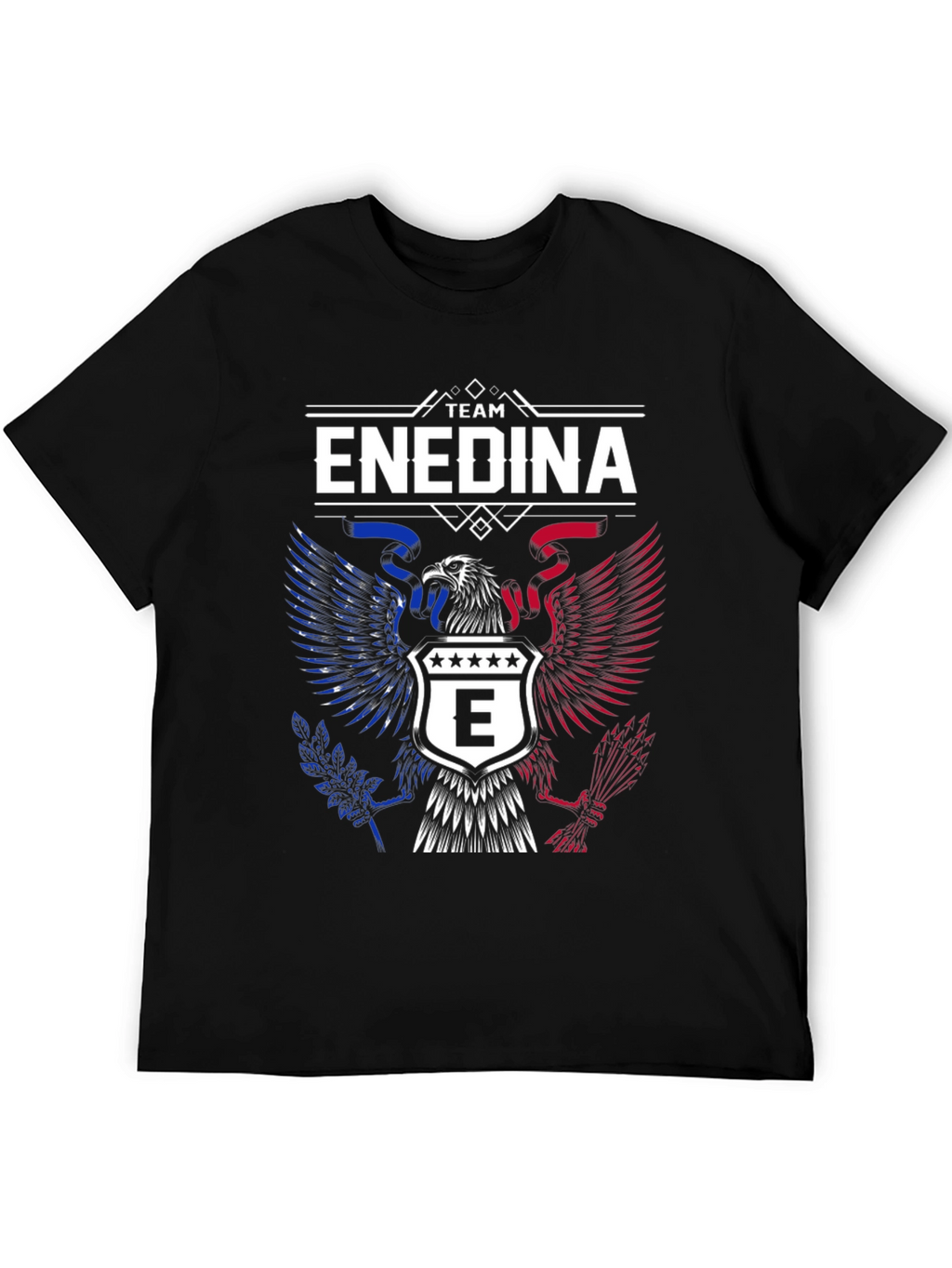 Team Enedina Graphic T-Shirt - Patriotic Eagle Design