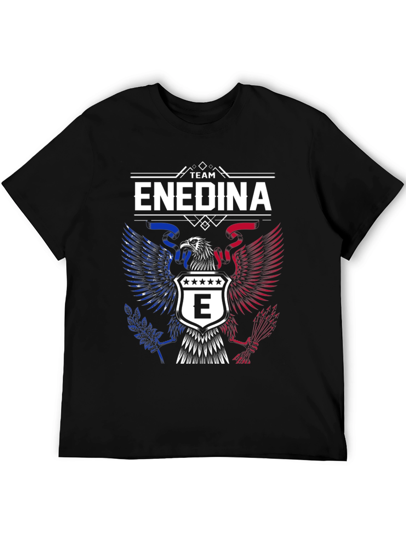 Team Enedina Graphic T-Shirt - Patriotic Eagle Design