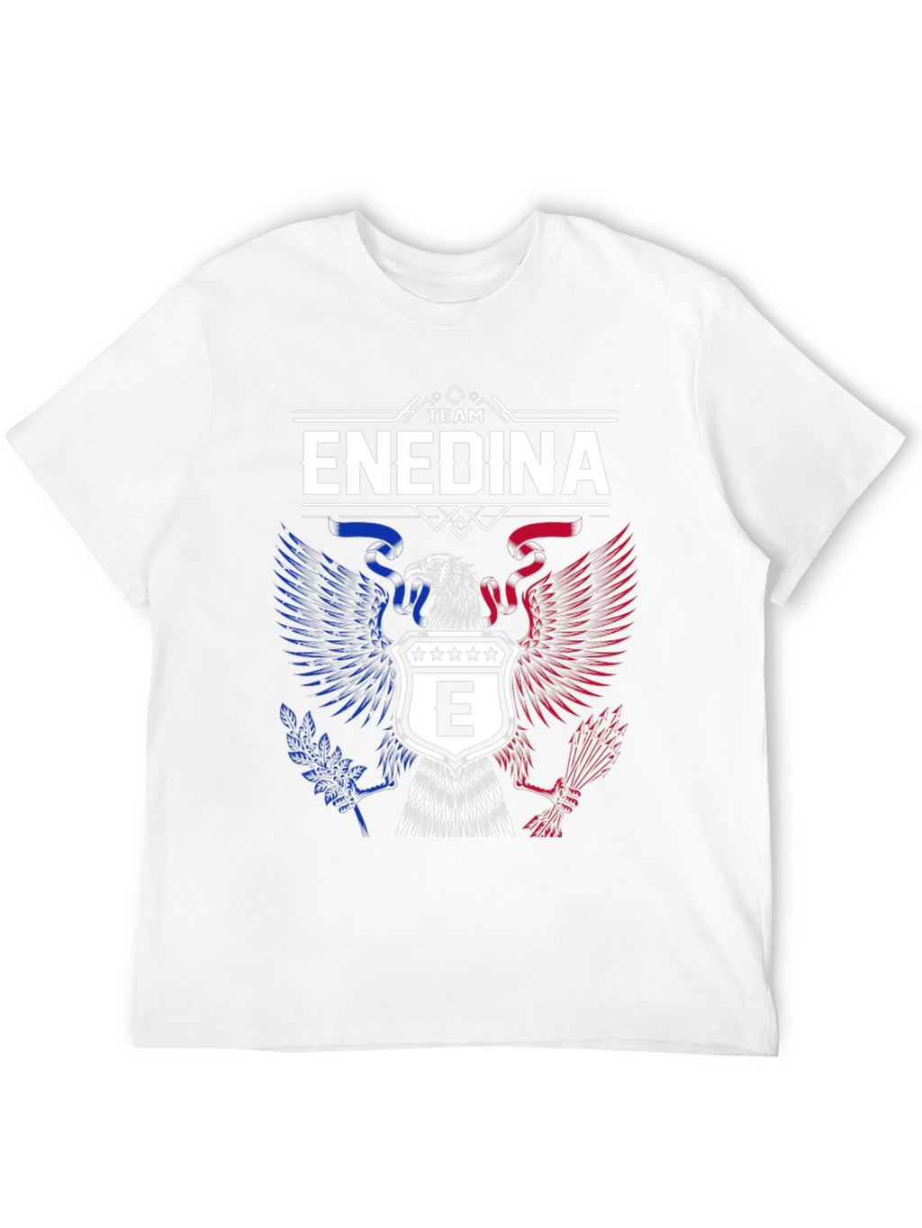 Team Enedina Graphic T-Shirt - Patriotic Eagle Design