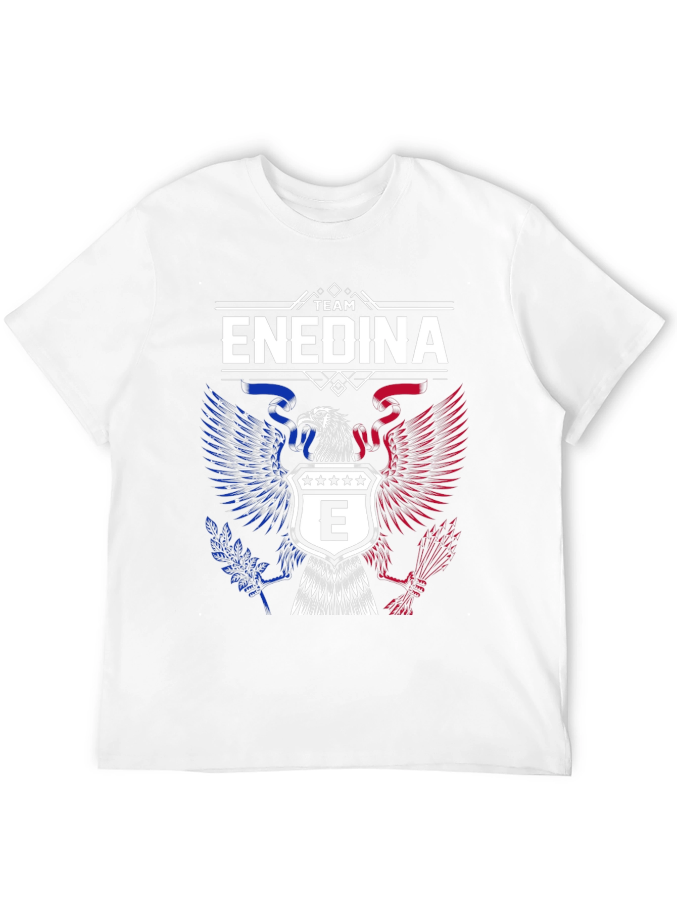 Team Enedina Graphic T-Shirt - Patriotic Eagle Design