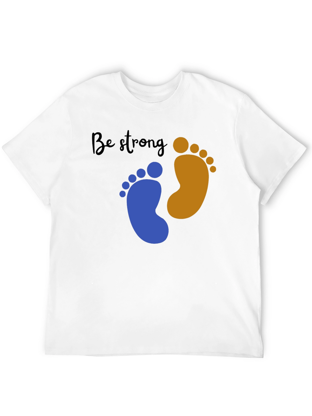 Be Strong Footprints Graphic Tee