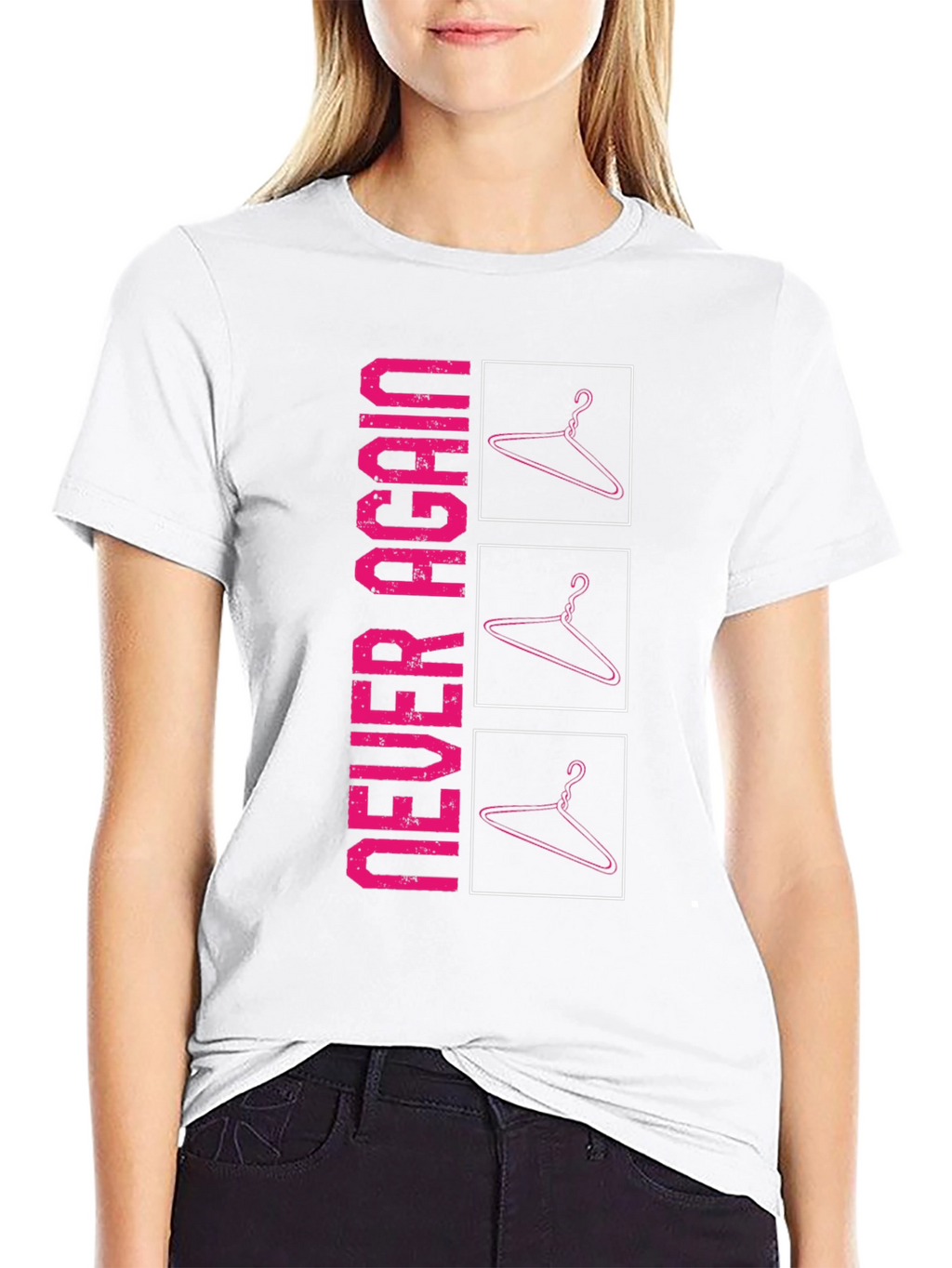 Never Again Hanger Graphic Tee