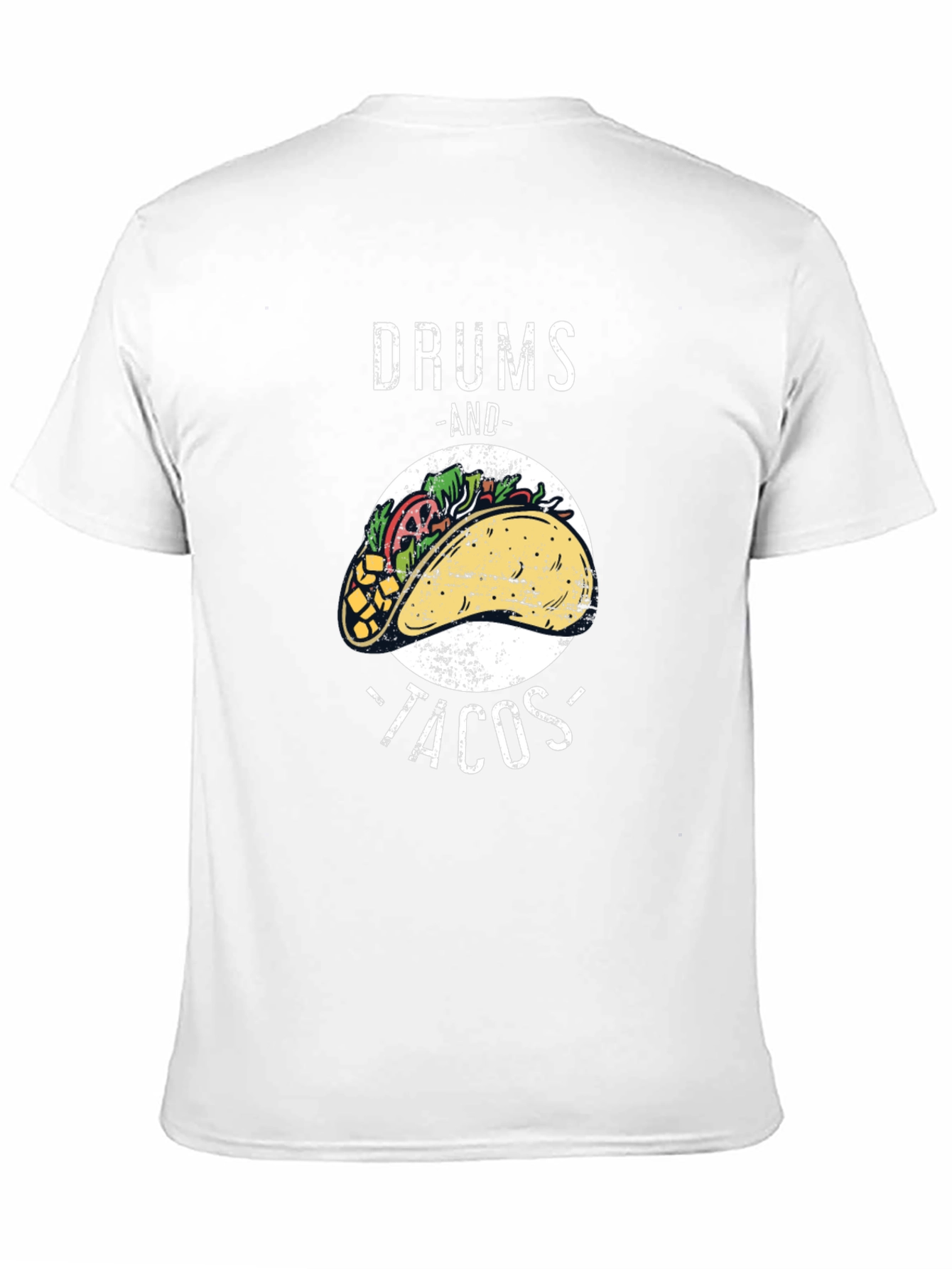 Drums and Tacos Graphic T-Shirt - Foodie Tee