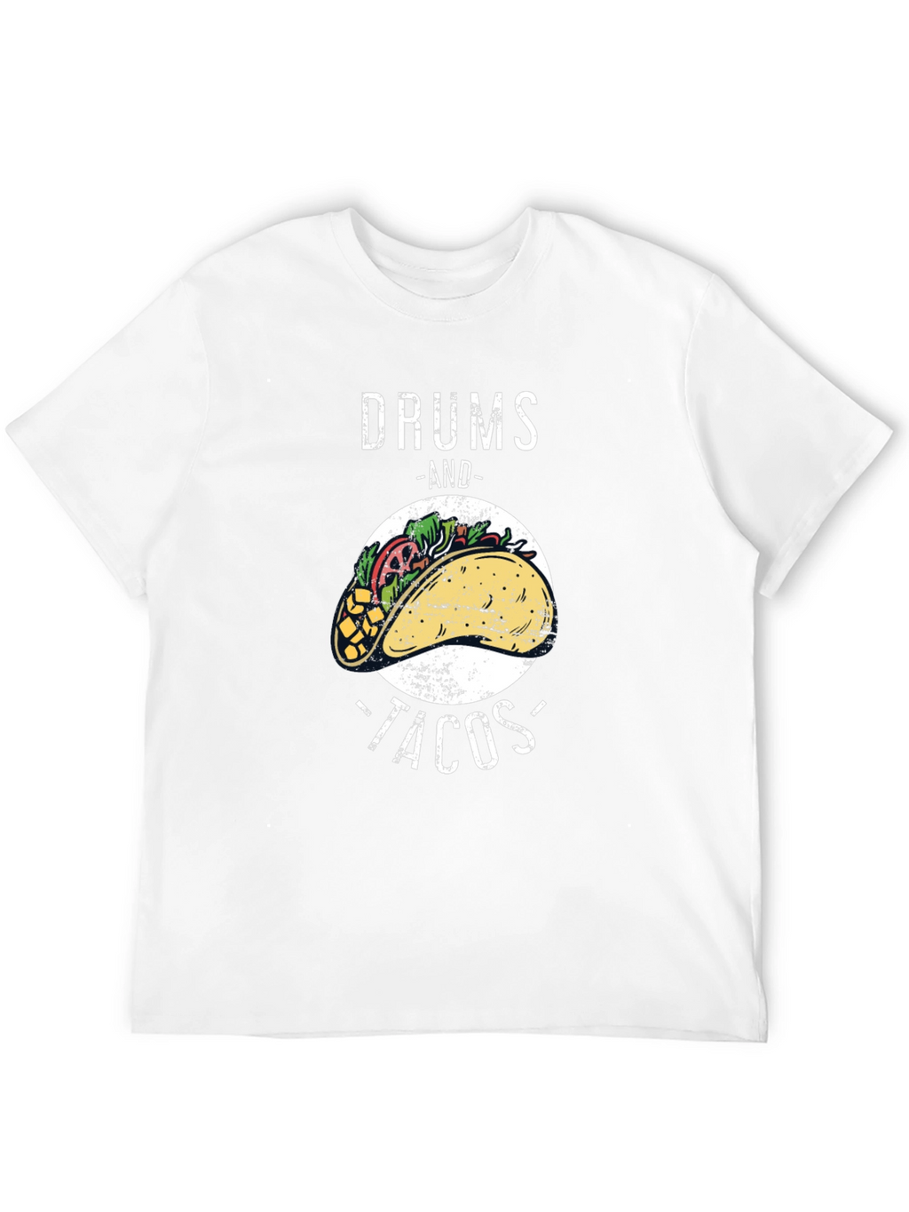 Drums and Tacos Graphic T-Shirt - Foodie Tee