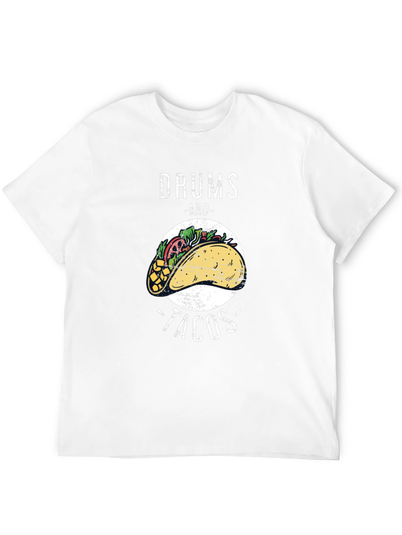 Drums and Tacos Graphic T-Shirt - Foodie Tee