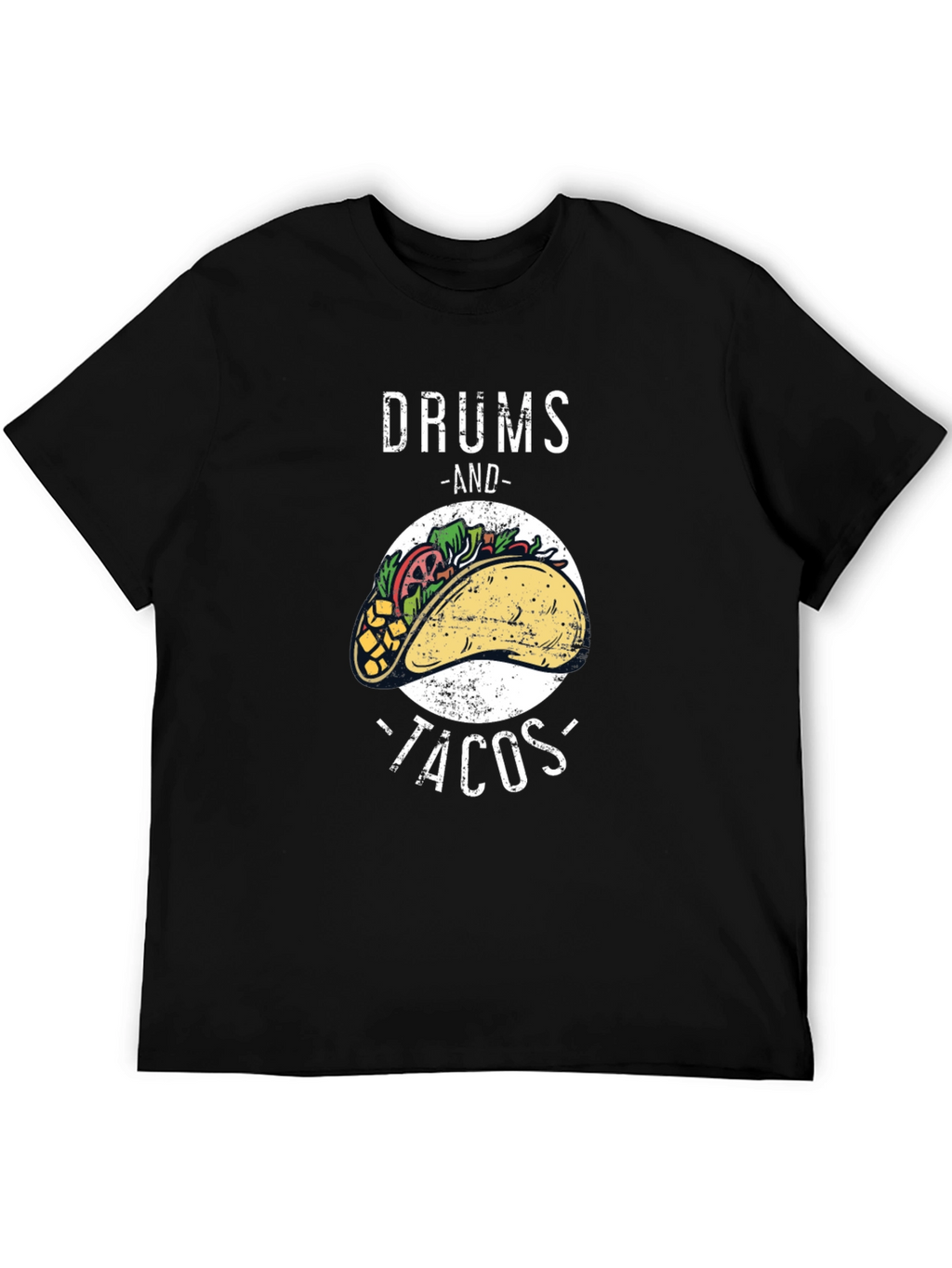 Drums and Tacos Graphic T-Shirt - Foodie Tee