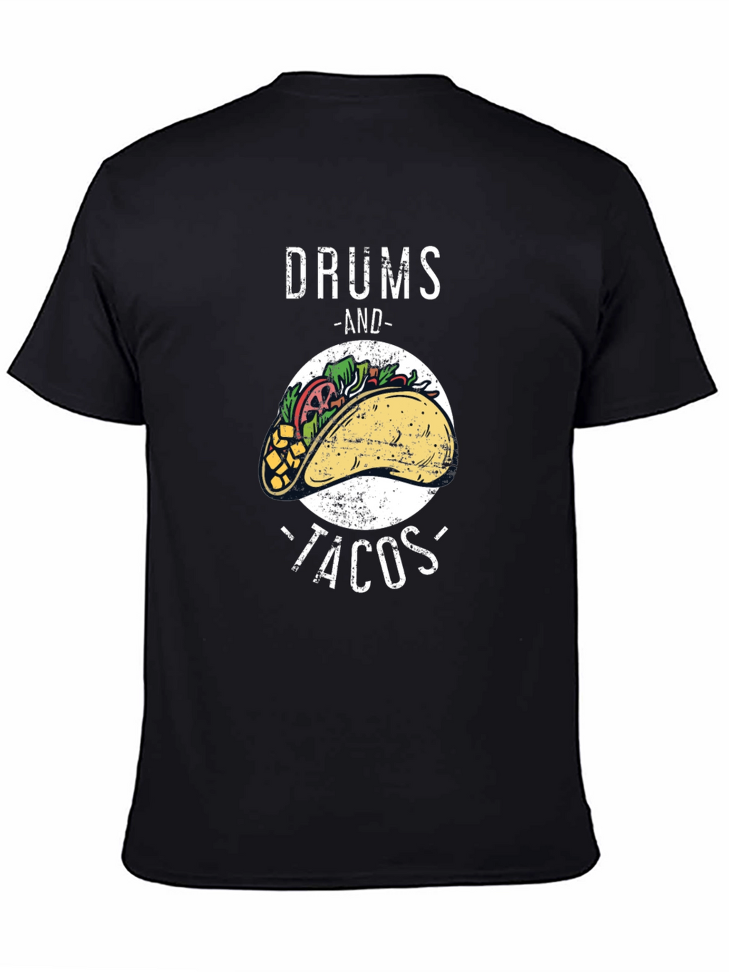 Drums and Tacos Graphic T-Shirt - Foodie Tee