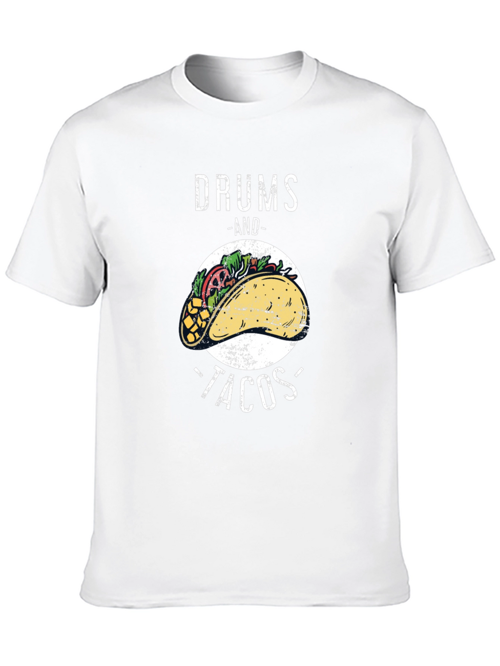 Drums and Tacos Graphic T-Shirt - Foodie Tee