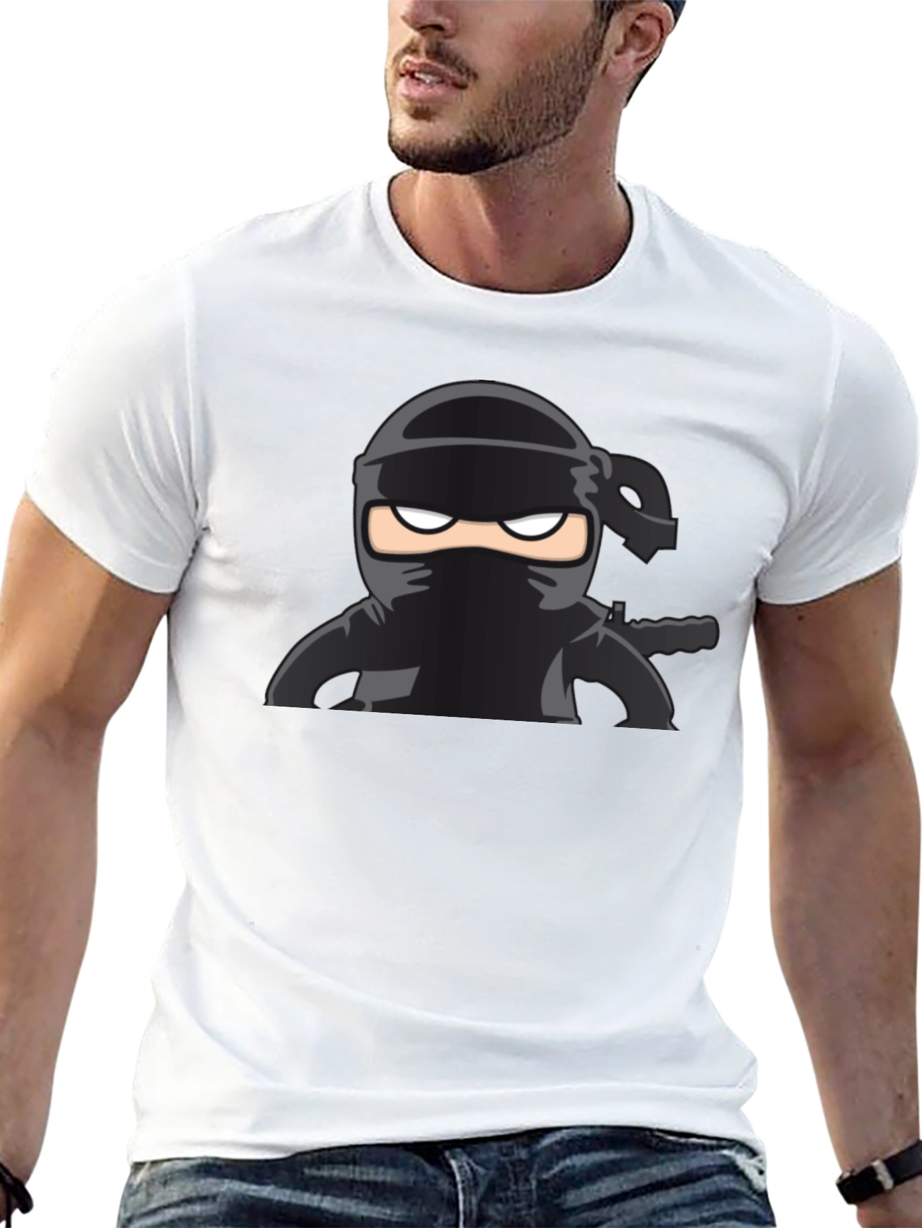 Ninja Graphic T-Shirt - Stealthy Style