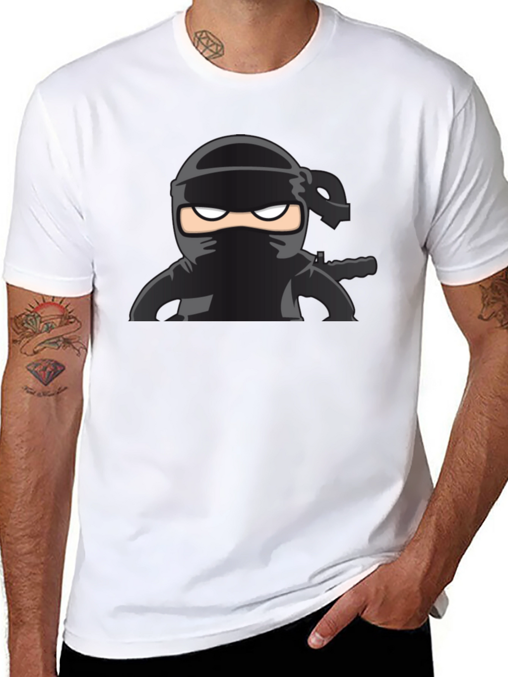 Ninja Graphic T-Shirt - Stealthy Style
