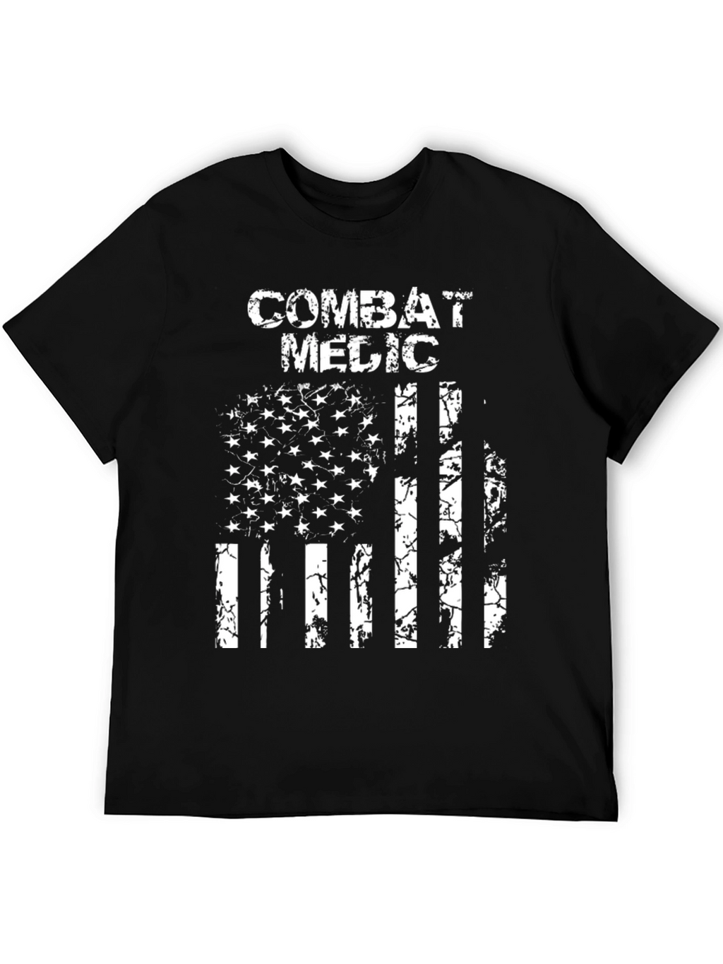 Combat Medic American Flag T-Shirt