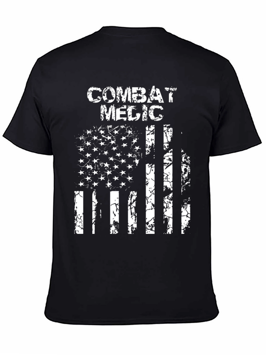 Combat Medic American Flag T-Shirt